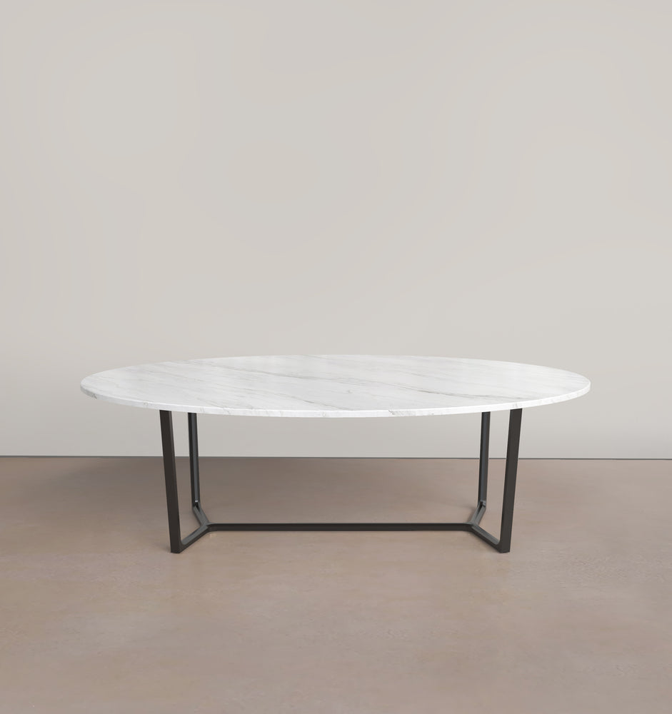 
                  
                    Ovaler Esstisch aus Marmor - LINUS
                  
                