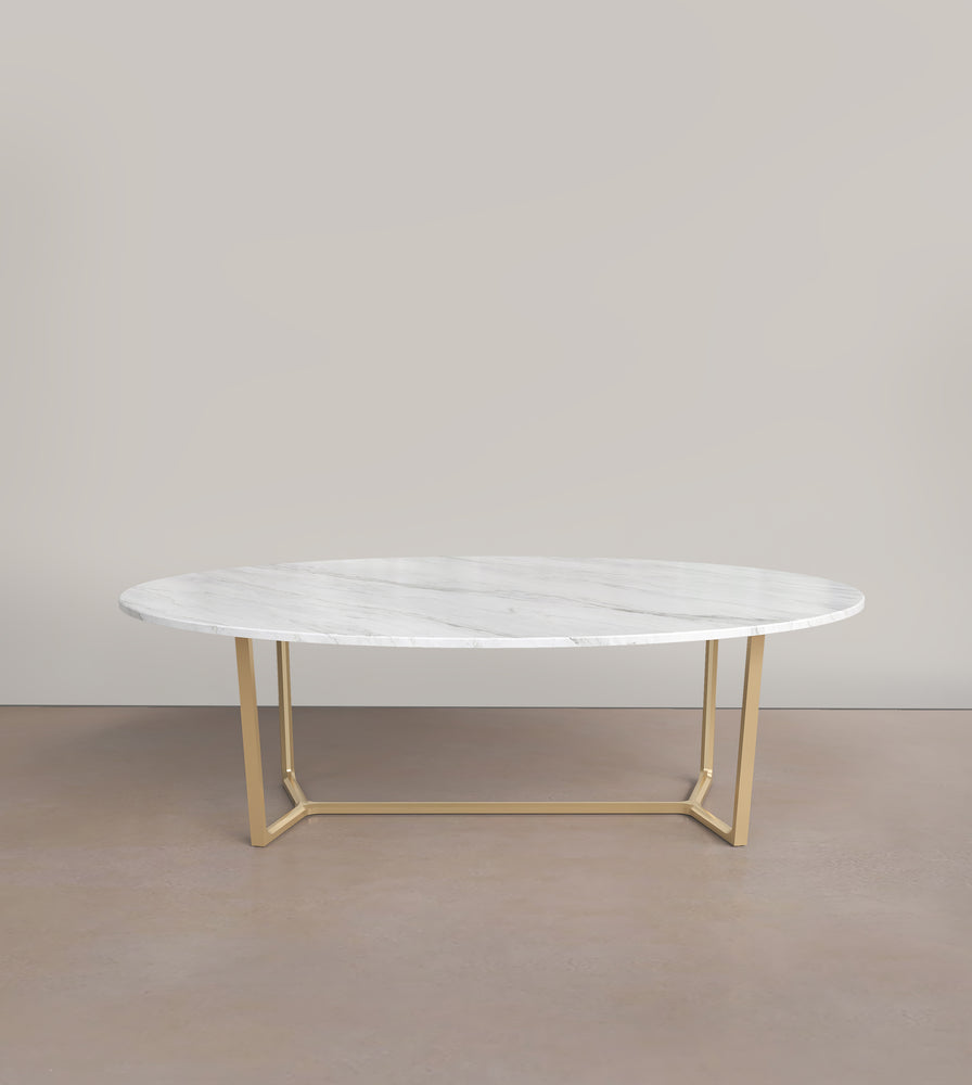 
                  
                    Ovaler Esstisch aus Marmor - LINUS
                  
                